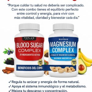 Combo Equilibrio Vital | Control de Azúcar y Magnesio ✨