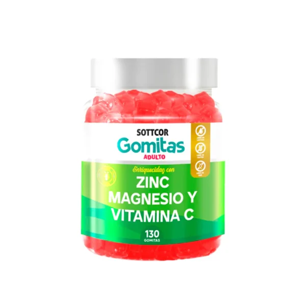 Gomitas de Zinc y Magnesio Sottcor | Refuerzo Inmune Total ✨